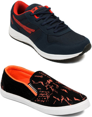 

Asian Men Casual & Running Shoes Combo Pack of 2 Casuals For Men(Multicolor