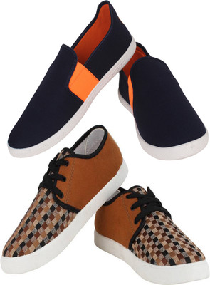 

CAMFOOT Multicolor-Combo-(2)-383-693 Casuals For Men(Multicolor