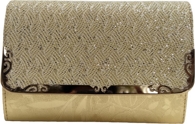 

adius Girls Evening/Party Gold PU Sling Bag