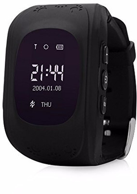 

MOBILE LINK BLACK baby smartwatch with wifi : SOS GPS Smart watch Q50 smart baby kids phone watch Touch Screen GPS WIFI Positioning Location Finder Device Anti Lost Monitor BLACK Smartwatch(Black Strap FREE SIZE)