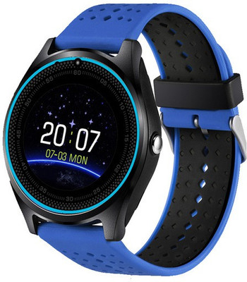 

Maxim RX007 SmartWatch With Sim Enable and Whtsapp Features and Bluetooth Connectivity features Which Is Compatible With Android and IOS Device. Smartwatch(Blue, Black Strap Free Size), Black;blue