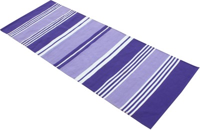 

Ryan Purple And White Stripes Yoga Mat White 3 mm Yoga Mat, Purple & white