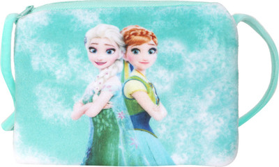 

Chords Green Snowy Disney Frozen Princess Sisters Forever Sling Bag For Women - 15 cm(Green)