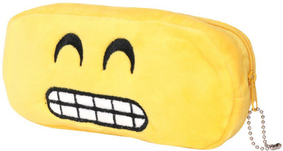 

Tako bell Cute grin Emoji Pencil Case With Smooth Zipper For School In Stuffed Toys 21 x 3.3 CM - 04 cm(Yellow)