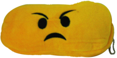 

Tako bell SAD Emoji Pencil Case With Smooth Zipper For School In Stuffed Toys 21 x 3.3 CM - 4 cm(Yellow)