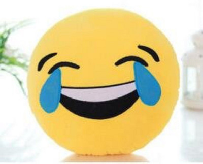 

Tako bell Yellow Laughing Tears Smiley plush soft toy cushion 37x37 CM - 30 cm(Yellow)