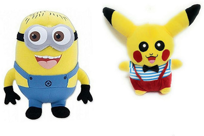 

soniya Enterprises minion-35cm and Pikachu - 28 cm(Multicolor)