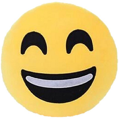 

Tako bell Yellow Big smile plush soft toy cushion 37x37 CM - 30 cm(Yellow)