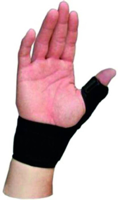 

BAANI INTERNATIONAL BEST QUALITY THUMB SUPPORT RIGHT HAND Thumb Support (Free Size, Black)