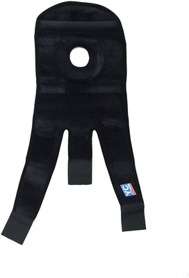

Iris Open-Patella Stabilizer with Adjustable Strapping Knee Support (Free Size, Black)