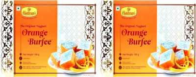 

Haldiram's Orange Burfee (Pack of 2)(50 g, Box)