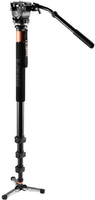 

E-image MA-70 Handheld Multi Function Aluminum Fluid Video Monopod With EI02H Head for DSLR Cameras Monopod(Black, Supports Up to 4000 g)