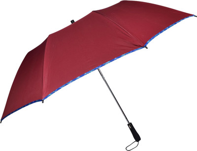 

Murano 2 Fold Automatic Wonderful designs and Rain & Sun Protection Umbrella(Maroon)