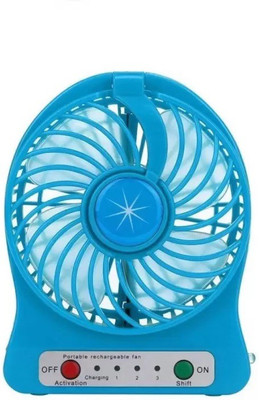 

LAGOM ™ latest jet high speed mini fan min fan USB Fan (Multicolor)(Pack of 2) FM 09 USB Fan(Blue)