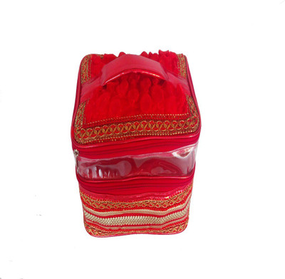 

na purse n a purse Travelling Kit , Make Up Kit (Baby Print) Jewellery Vanity Box (Red) 2 Vanity Box(Red)