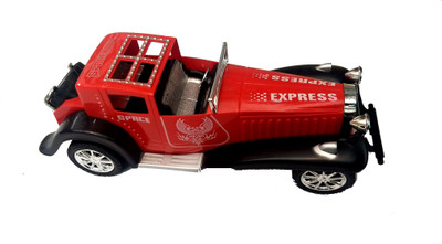 

FEMININE STYLE Friction Red Color Vintage Car(Red)