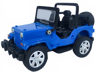 

Z A Enterprises Die cast Toy Jeep for kids(Blue)