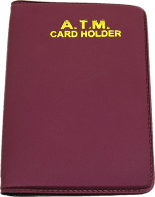 

Besto Men Brown Genuine Leather Card Holder(10 Card Slots)