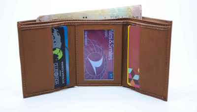 

NIetz Girls Casual Tan Genuine Leather Wallet(5 Card Slots), Brown