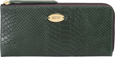 

Hidesign Women Casual Green Genuine Leather Wallet(1 Card Slot)