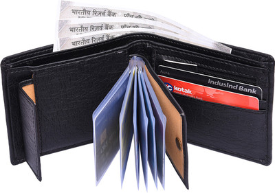

Forester Men Casual Black Artificial Leather Wallet(8 Card Slots)