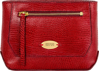 

Hidesign Women Casual Red Genuine Leather Wallet(4 Card Slots)