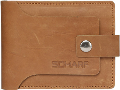 

SCHARF Men Tan Genuine Leather Wallet(6 Card Slots)