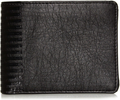 

Wildland Men Black Artificial Leather Wallet(6 Card Slots)