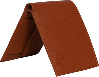 shar Men Brown Artificial Leather Wallet(5 Card Slots)