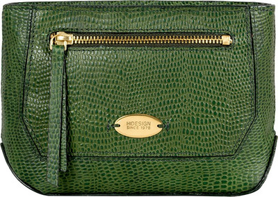 

Hidesign Women Evening/Party Green Genuine Leather Wallet(1 Card Slot)