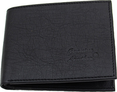 

Besto Men Black Genuine Leather Wallet(10 Card Slots)