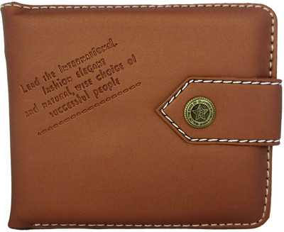 

Apki Needs Boys Tan Artificial Leather Wallet(2 Card Slots)