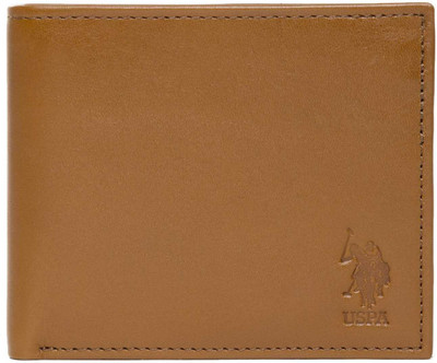 

U.S. Polo Assn Men Brown Artificial Leather Wallet(8 Card Slots)