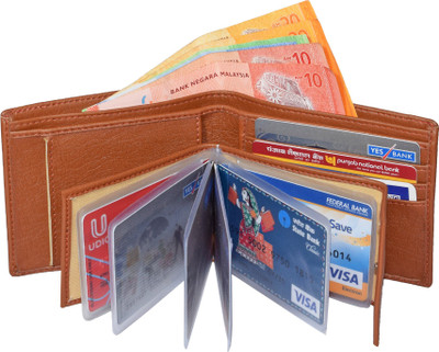 

Forester Men Tan Artificial Leather Wallet(9 Card Slots)