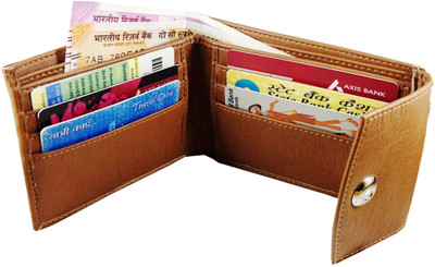 

Wenzest Boys Tan Artificial Leather Wallet(6 Card Slots)