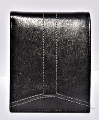 

hiran Men Black Genuine Leather Wallet(8 Card Slots)