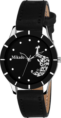 

Mikado Decent Black Princess Analog watch for Women and Girls Watch - For Women