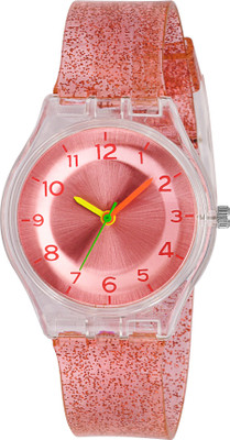 

DECLASSE XYZ-SPARKLING LIGHT RED FEATHER OR LIGHT WEIGHT KIDS Watch - For Boys & Girls