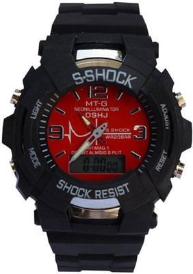 

meswarn S-SHOCK red Watch - For Boys