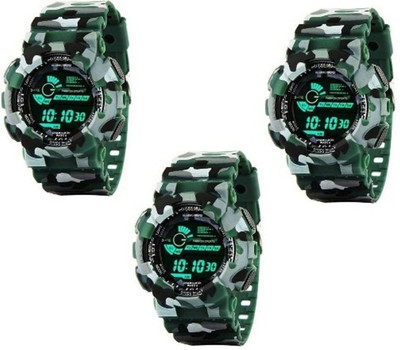 

Devego TRI GREEN MILITARY Watch - For Men
