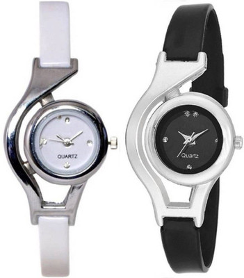 perfectretail world White and black round stylish worldcup White and black round stylish Watch - For Girls Watch - For Girls