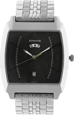 Sonata NK77064SM01 Watch - For Men
