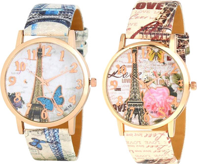 

Faas Eiffel Tower Stylist Lather Belt Analogue( FW- 0131) Watch - For Women