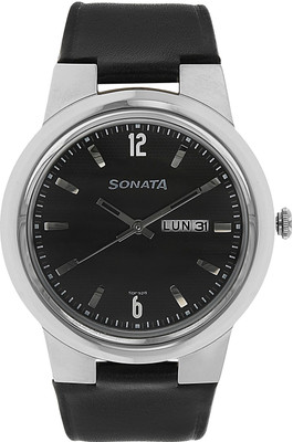 Sonata NK7121SL02 Watch - For Men