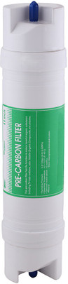 

Pooja Trendz 1 Pcs RO Inline Post Carbon filter with 1/4 Inch Small Size Tube Elbow Connector. Solid Filter Cartridge(0.5, Pack of 1)