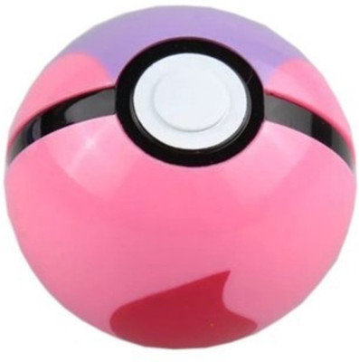 

ZenShanti 5cm Pokeball - Dream Ball with Random Pokemon Figures Inside(Pink)