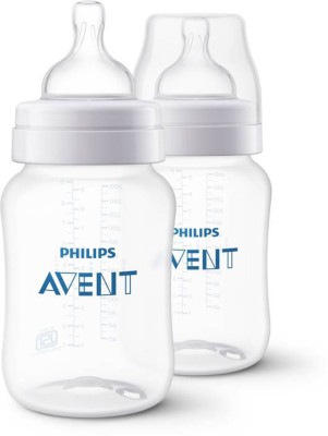 PHILIPS Avent 260ml Classic Plus Feeding Bottle (Twin Pack) - 260 ml(White)