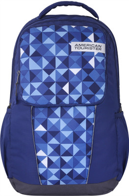 

American Tourister 01 36 L Backpack(Blue), Deep blue