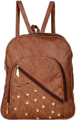 

MultiZone Stylish College Travel Tuition Outdoor Bag 9 L Backpack(Brown)