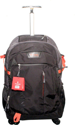 

Aoking BAG 22 INCH 4 wheel 50 L Trolley Laptop Backpack(Black)